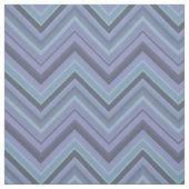 Blue-Grey Zigzag Stripes Stoff (Muster)
