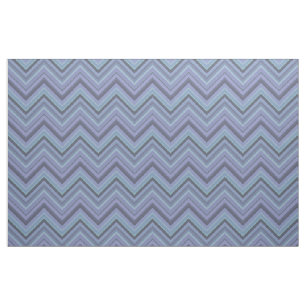 Blue-Grey Zigzag Stripes Stoff
