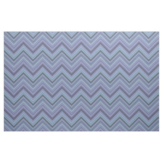 Blue-Grey Zigzag Stripes Stoff (Fat Quarter (45,7 x 55,9 cm))