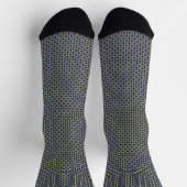 Blue Grid Socks for Bold Everyday Style Socken (Oben)