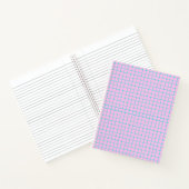 Blue Grid-Uni für Notebook Notizblock (Innenseite)