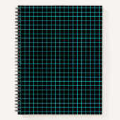 Blue Grid-Uni für Notebook Notizblock (Vorderseite)
