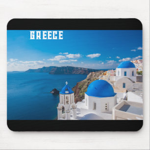 Blue Griechenland Mousepad