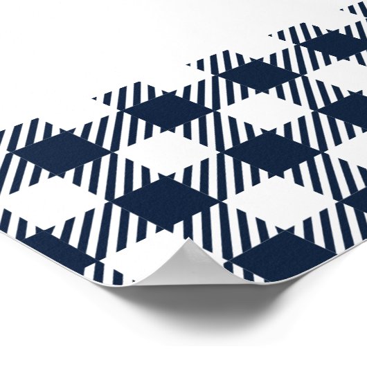 Blue GRILLEN Wedding oder Paare Dusche Begrüßungsz Poster (Ecke)