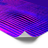 Blue Grin Poster (Ecke)