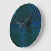 blue große wanduhr (Winkel)