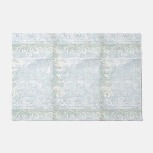 Blue Grunge Art Fußmatte (Vorderseite)