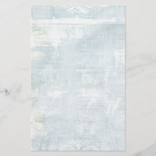 Blue Grunge Art Page Briefpapier (Vorderseite)
