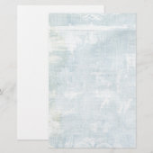 Blue Grunge Art Page Briefpapier (Vorne/Hinten)