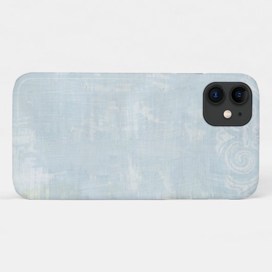 Blue Grunge Art Page Case-Mate iPhone Hülle (Rückseite (Horizontal))