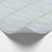 Blue Grunge Art Page Geschenkpapier (Ecke)