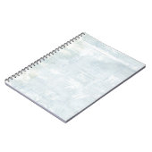 Blue Grunge Art Page Notizblock (Linke Seite)