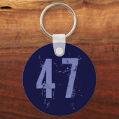 BLUE GRUNGE STILLNUMMER 47 SCHLÜSSELANHÄNGER (Vorderseite)