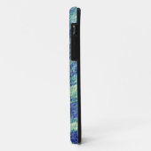 Blue grunge texture wall background Case-Mate iPhone hülle (Hinten/Links)