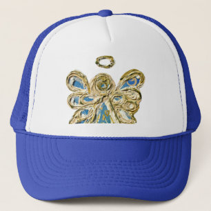 Blue Guardian Angel Custom Art Hat oder Cap Truckerkappe