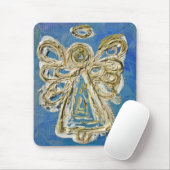 Blue Guardian Angel Mousepads (Mit Mouse)