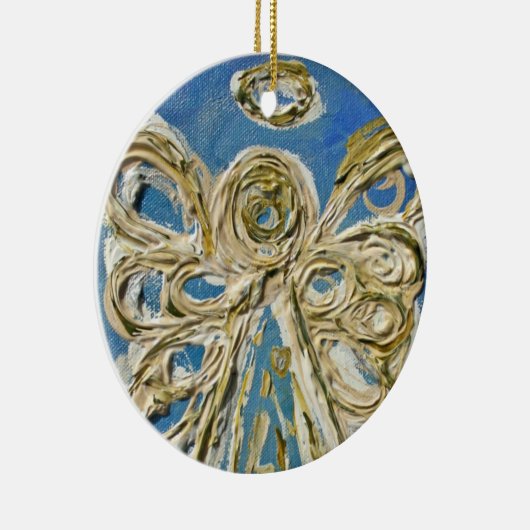 Blue Guardian Angel Ornament Pendant (Rechts)