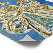 Blue Guardian Angel Poster Art Prints (Ecke)