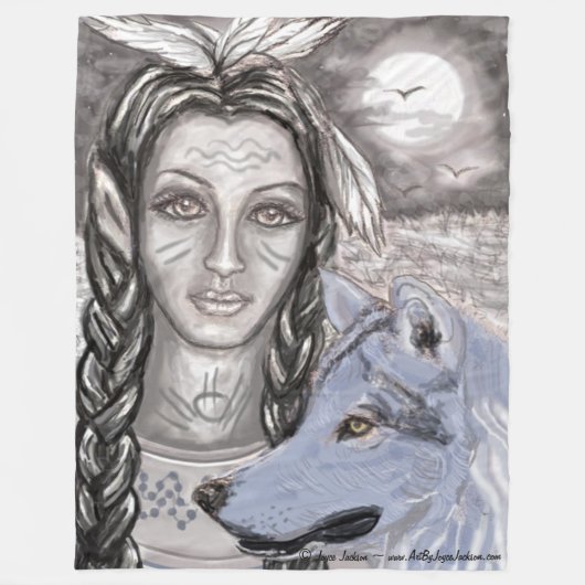 Blue Guardian Fleece Blanket (Vorderseite)