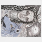 Blue Guardian Fleece Blanket (Vorderseite (Horizontal))