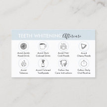 Blue Guide for Teeth Whitening Aftercare Tipps
