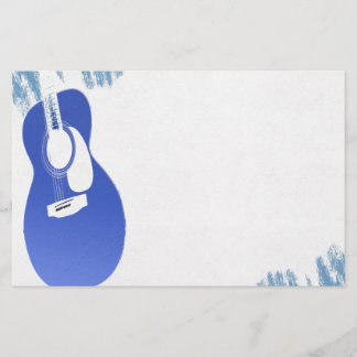 Blue Guitar Briefpapier
