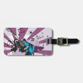 Blue Guitar Gepäckanhänger (Vorderseite horizontal)