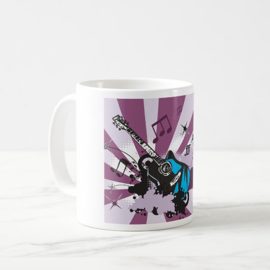 Blue Guitar Kaffeetasse (Vorderseite Links)