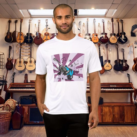 Blue Guitar Mens Active T-Shirt