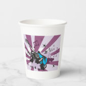 Blue Guitar Pappbecher (Vorderseite)