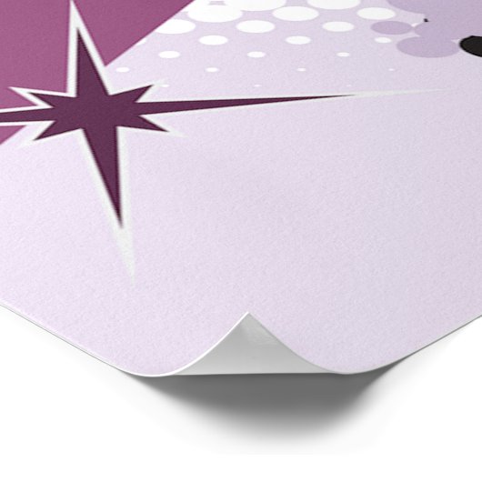 Blue Guitar Poster (Ecke)