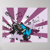 Blue Guitar Poster (Vorne)
