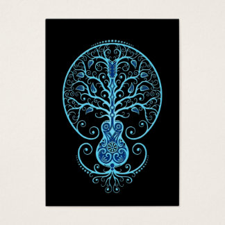 Blue Guitar Tree of Life auf Black