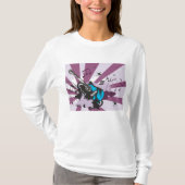 Blue Guitar Womens Long Sleeve T-Shirt (Vorderseite)