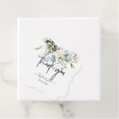 Blue Gum Eucalyptus Vielen Dank Signatur-Script Geschenkanhänger (Beispiel)