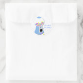 Blue Gumball Machine Party Sticker (Tasche)