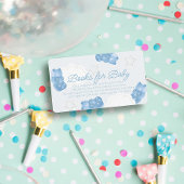 Blue Gummy Bear Baby Showbuchanfrage Begleitkarte