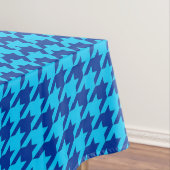 Blue Hahnentrittmuster Kariert Karo Tischdecke (Beispiel)
