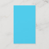 Blue Haidressing Business Card Visitenkarte (Rückseite)