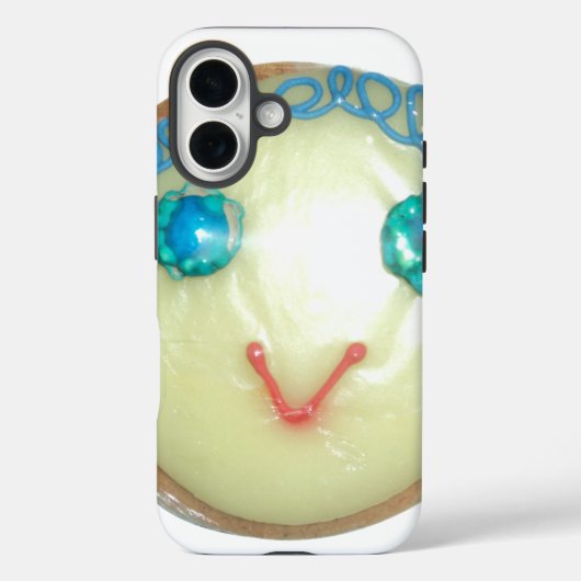 Blue Hair Emoji Art Print/Graphic Case-Mate iPhone Hülle (Rückseite)