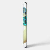 Blue Hair Emoji Art Print/Graphic Case-Mate iPhone Hülle (Rückseite / Links)