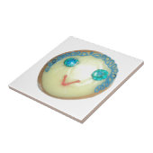 Blue Hair Emoji Art Print/Graphic Fliese (Seite)