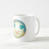 Blue Hair Emoji Art Print/Graphic Kaffeetasse (VorderseiteRechts)