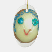 Blue Hair Emoji Art Print/Graphic Keramik Ornament (Rechts)