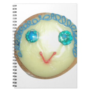 Blue Hair Emoji Art Print/Graphic Notizblock