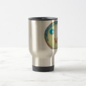 Blue Hair Emoji Art Print/Graphic Reisebecher (Mittel)