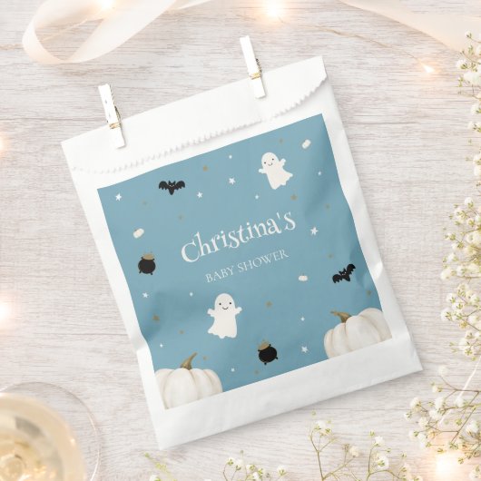 Blue Halloween Baby Dusche Geschenktütchen (Ausgeschnitten)