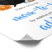 Blue Halloween Baby ist die Brewing Envelope Stati Poster (Ecke)