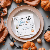 Blue Halloween Ghost Baby Dusche Serviette