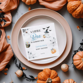 Blue Halloween Ghost Baby Dusche Serviette